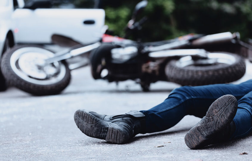 Motorcycle accident injuries in Utah