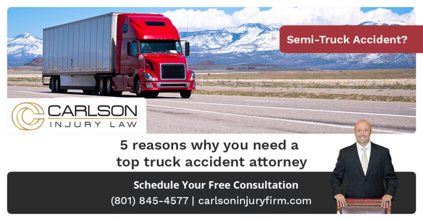 Semi-truck accident attorney Ogden