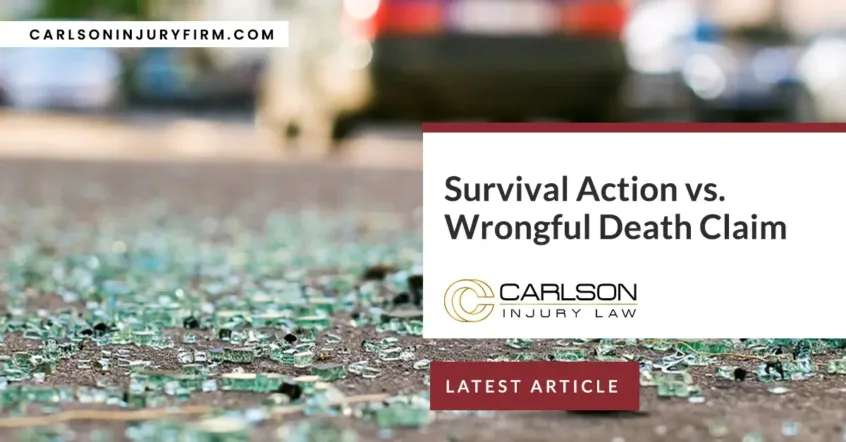 Survival action vs wrongful death